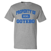 Сопственост на Gotebo маицата смешна тида подарок