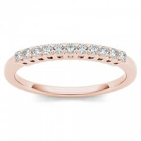 1 5CT TDW Diamond 10K Rose Gold Band Band