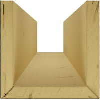 Екена мелница 4 w 12 H 14'l 3-страничен песок од мијалник, дрвен тавански зрак, премија махагони