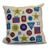 со дизајн скок за радости Адвенд календар печати на отворено перница