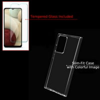 Тенок Фит Тпу Телефон Случај компатибилен Со Samsung Galaxy A 5G, Со Калено Стакло Заштитник На Екранот