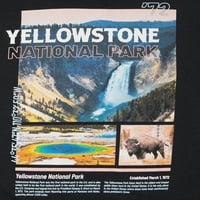 Национални паркови Машки и големи машки Yellowstone & Yosemite Graphic Mirts, 2-пакувања