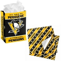 Питсбург пингвини за подароци за подароци за подароци, 2-пакувања, црно