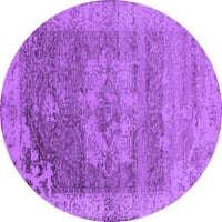 Ахгли Компанија Затворен Круг Ориентални Пурпурна Индустриска Област Килими, 8 ' Круг