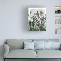 Фабна фанки 'Wildflower Bloom Book Horse Print' Canvas Art