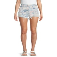 Madden NYC Junior 'Super High Rise Jean Shorts со исцрпена полите