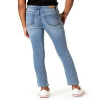 Девојки од Jordордаче Супер слаби фармерки со висок пораст, големини 5- & тенок