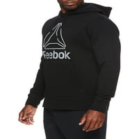 Reebok mens and Big Mens Active Pullover Fleece Hoodie, до 3xl