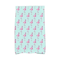 Едноставно Дејзи ,, Фламинго фанфари мулти, кујнски пешкир за животни, розова