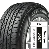 Goodyear Assurance Outlast 225 60R 98H Ол-сезонски гуми за сите сезони: Subaru Outback 2.5i, Subaru Outback I