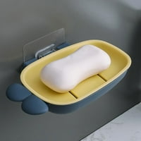 wofedyo решетката бања туш не-перфорирани сапун послужавник за складирање фиока решетката бо сапун држач жолта 14*9*1