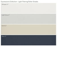 Колекција за прилагодени изрази, ролери за филтрирање на безжична светлина, сина, 3 4 ширина 48 Должина