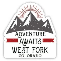 Западна Вилушка Колорадо Сувенир Магнет Авантура Чека Дизајн
