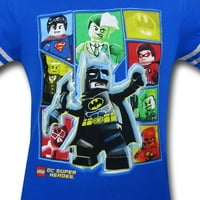 Бетмен го предводеше Лего Херои Детска атлетска маица-јунил 4