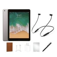 Обновен пакет на Apple iPad, 128 GB, Space Grey, Wi-Fi, Beats Flex, Case, Temented Glass, Stylus Pen, додатоци за полнење