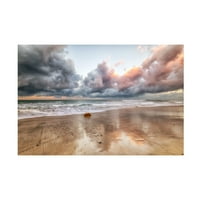 Josephозеф С Giacalone „Величествени рефлексии Понто плажа“ платно уметност