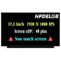 Замена на екранот 17.3 ЗА ASUS TUF FA706IHR-BS51-CB Lcd Дигитализатор Дисплеј Панел FHD IPS Пинови Hz Не-Екран На Допир