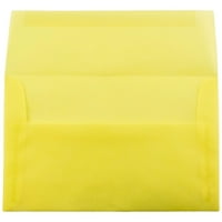 Проucирни коверти, 6x9,5, жолти, 250 пакувања, примарно жолто
