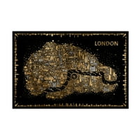 Рафаел Ескеер „Глам иконски градови Лондон“ платно уметност