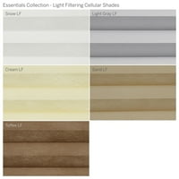 Колекција на Custom Essentials, безжична светлина за филтрирање на светлина, песок, 5 8 Ширина 48 Должина