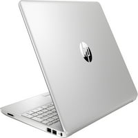 Обновен HP Лаптоп, 15.6 1080p Лаптоп, Intel Core i3-1125G4, 8GB RAM МЕМОРИЈА, 256GB SSD, Windows 10, Природно Сребро, 393P4UARABA