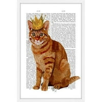 Мармонт Хил Круна на мачка со ѓумбир Рамка за печатење во сликарство