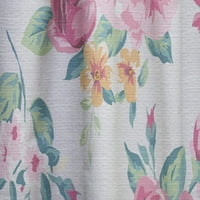 ДизајнАрт „Блуз розов XXXI“ Цветна панел за завеси