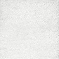 Нулум Марлин современа килим за шуга, 4 ', надвор од бело