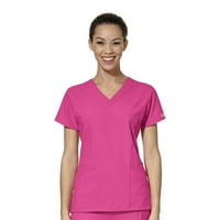 Wonderwink W 6455-Women's Mock Smock Scrub Top