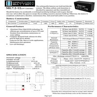 12v 7Ah SLA Замена На Батеријата За Celestron Моќ Резервоарот-Пакет