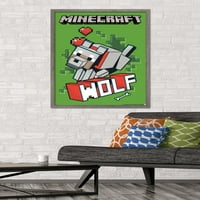 Minecraft-Волк Ѕид Постер, 22.375 34