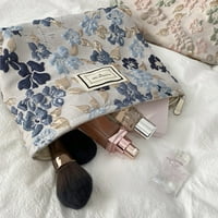 Олеснување Цвеќиња Козметичка Торба Голем Капацитет Едноставна Торба За Убавина Мода За Кампување