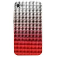 Cellet Diamond Design Case за Apple iPhone 4 4S, црвено