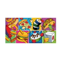 Платно уметност на Рон Магнес „Земана храна“