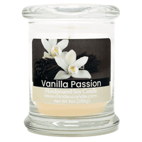 Ванила страст, тегла за свеќа од 9oz соја
