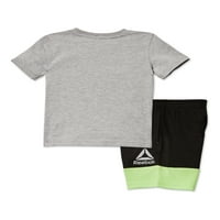 Активна графичка маица за бебиња и дете на Reebok Baby and Toddler Boy Active Graphic Mair, 2-парчиња, големини 12M-5T