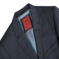Машки класичен фиб каид блејзер костум од волна одвоена јакна Премиум удобност спортски палто за мажи