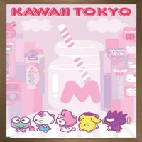 Здраво Кити И Пријатели-Каваи Токио Ѕид Постер, 22.375 34 Врамени