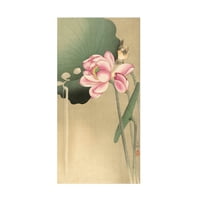 Ohara Koson 'Songbird and Lotus 1936' Canvas Art