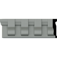 Ekena Millwork 5 8 H 1 4 P 1 2 l ,, Chesterfield Dentil Block Chower Rail