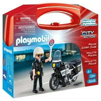 Градската Акција Полицијата Носи Мотоцикл Игра Возило Плејсет, за деца години и постари