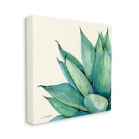 Галерија за растителни зелени алое со сукулентна и цветна галерија за сликање завиткани од платно печатење wallидна уметност