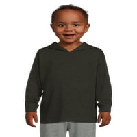 Маица со долги ракави на Garanimals Toddler Boy Boy Dogly, големини 12M-5T