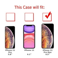 За Apple iPhone Pro Ma Случај 3-Слој Хибрид Браник Заштитни Телефон Случај Со Калено Стакло Заштитник На Екранот