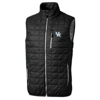 Машки секач и Бак Црн Кентаки Вилтс, големи и високи Rainier Primaloft Eco Eco Full-zip Puffer елек