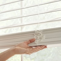 Подобри домови и градини безжични ролетни за прозорци од дрво, бели, 32х64