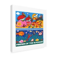 Дизајн на миленичиња Хилари Вермонт за човековите „Пријатели на морскиот брег“ уметност