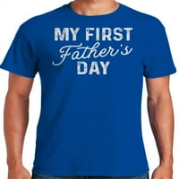 Графичка Америка, мојата прва маичка за Денот на таткото за маица за машка машка