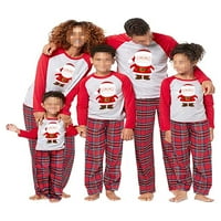 Божиќ Појавување Семејство Пижами Во Собата Семејство Облека За Спиење Ноќна Облека Долги Пижами Во Собата