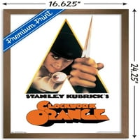Trends International Stanley Kubrick Clockwork Orange - еден постер за wallидови од еден лист 16,5 24,25 .75 Бронзена верзија